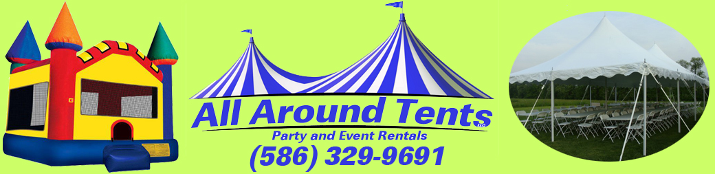 michigan party rentals macomb waterslide tents bounce house