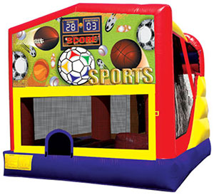 sports combo inflatbale moonwalk waterslides